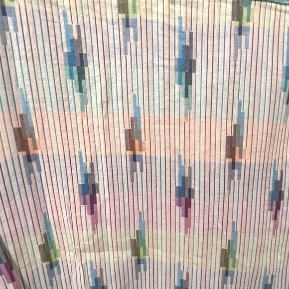 Robert Graham Blue Vertical Blocks Embroidered Flip Cuff Classic Fit Size 2XL - Picture 9 of 12